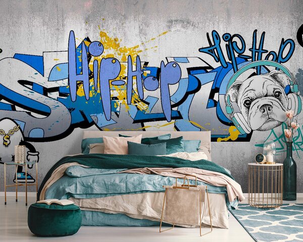 Fototapeta Graffiti na ścianie, Fototapety Dla chłopców, Popularne Fototapety, u35405 - Tapeko.pl