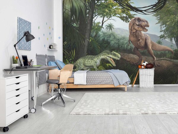 Fototapeta Dinozaur w lesie, Fototapety z zwierzętami, Popularne Fototapety, u36756 - Tapeko.pl