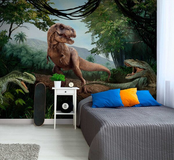 Fototapeta Dinozaur w lesie, Fototapety z zwierzętami, Popularne Fototapety, u36756 - Tapeko.pl
