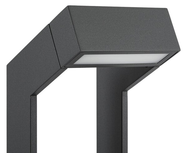 Słupek oświetleniowy LED Arcchio Kovato, wysokość 95 cm, ciemnoszara, IP65 Kovato, aluminiowy / szary / cynkowy, metal, nowoczesny