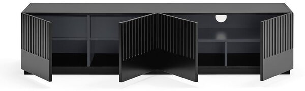 Czarna komoda pod TV Teulat Doric
