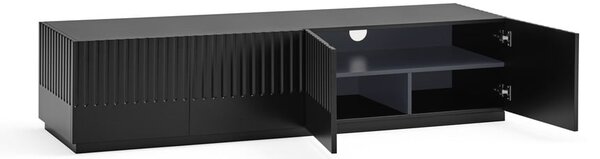 Czarna komoda pod TV Teulat Doric