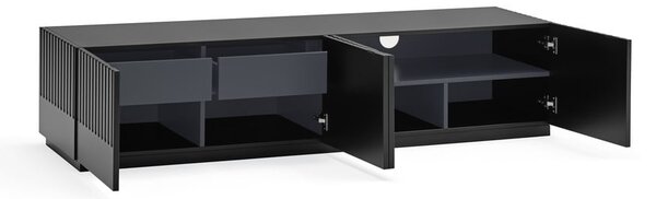 Czarna komoda pod TV Teulat Doric