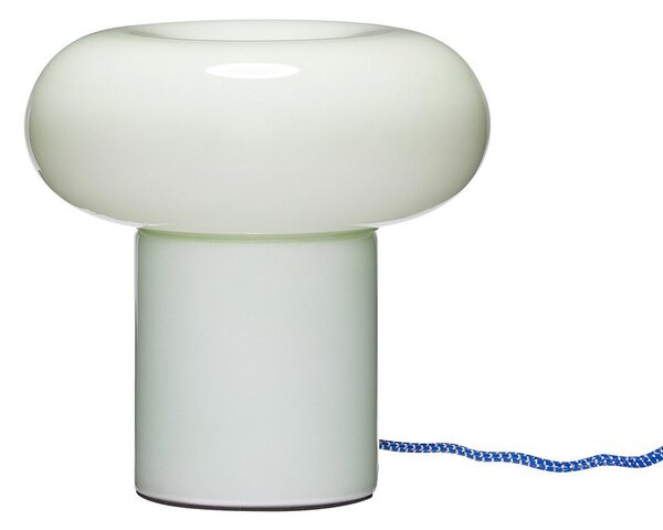 Jasnozielona szklana lampa stołowa (wysokość 22 cm) Hues – Hübsch