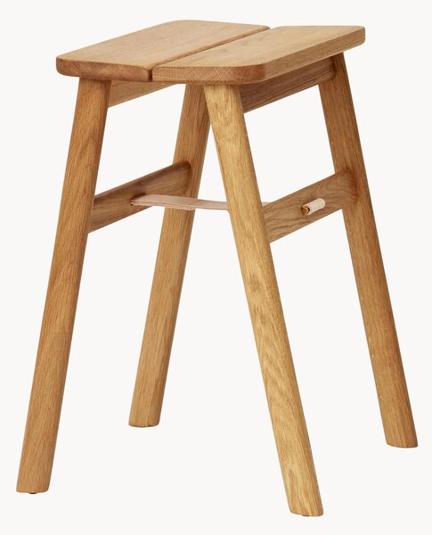 Stołek z drewna dębowego Angle Standard