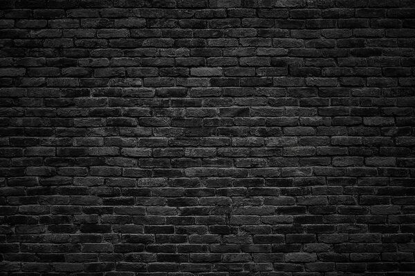 Fototapeta Czarna ceglana ściana z białą plamą, Fototapety Faktury, Popularne Fototapety, u53027 - Tapeko.pl