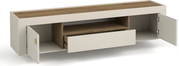 Szafka RTV do salonu Mossa MO8 Cashmere/Dąb Whisky