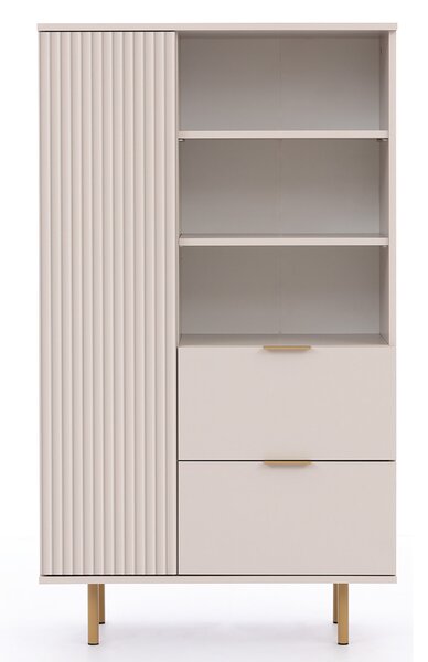Regał do salonu Nubia R1D2SZ Cashmere