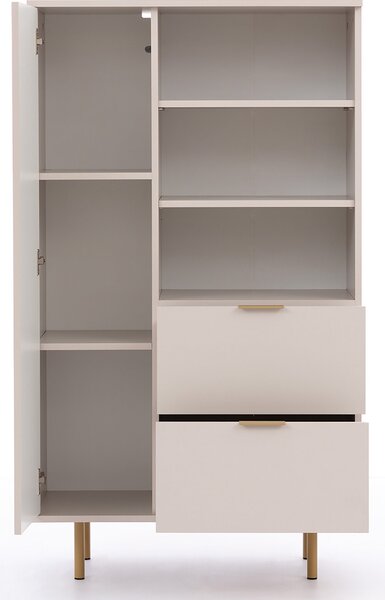 Regał do salonu Nubia R1D2SZ Cashmere