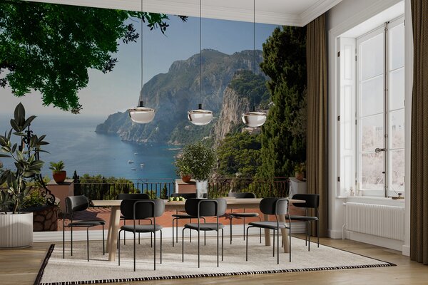 Fototapeta Balkon z widokiem na zbiornik wodny, Fototapety design, Popularne Fototapety, u53438 - Tapeko.pl