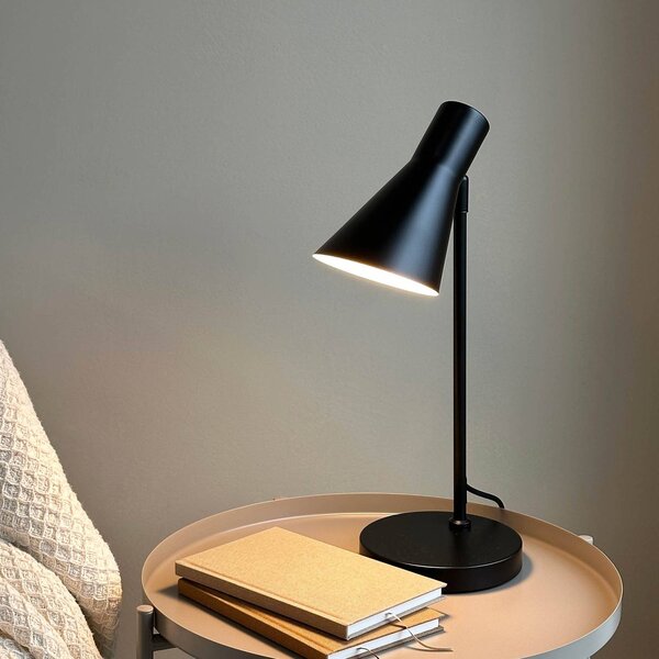 Dyberg Larsen Lampa stołowa DL12, czarny, salon / jadalnia, metal, design