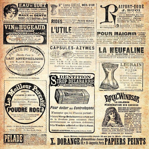 Fototapeta Grupa starych gazet, Fototapety design, Popularne Fototapety, u56680 - Tapeko.pl