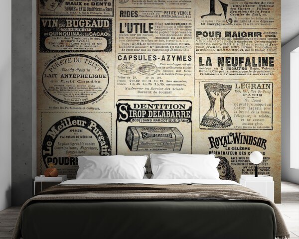 Fototapeta Grupa starych gazet, Fototapety design, Popularne Fototapety, u56680 - Tapeko.pl