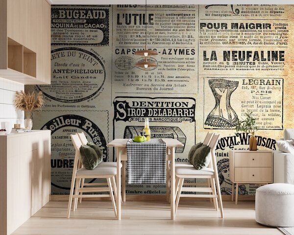 Fototapeta Grupa starych gazet, Fototapety design, Popularne Fototapety, u56680 - Tapeko.pl