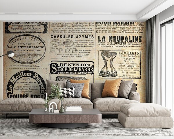 Fototapeta Grupa starych gazet, Fototapety design, Popularne Fototapety, u56680 - Tapeko.pl