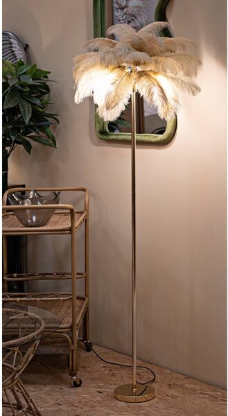 Lampa stojąca w kolorze złota (wysokość 160 cm) Palm – Mauro Ferretti