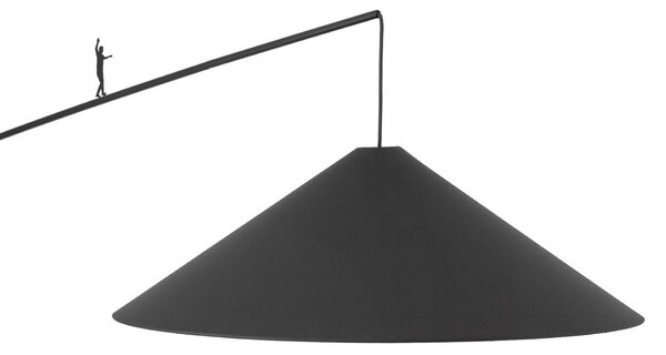 Lampa łukowa - lampa stojąca Poise Nowodvorski Lighting, czarny, salon / jadalnia, metal, nowoczesny