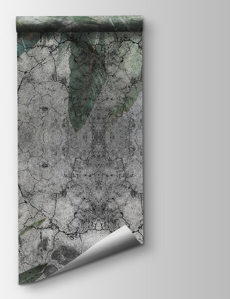 Fototapeta Teksturowane liście na zwietrzałej powierzchni, Fototapety Natura, Popularne Fototapety, u60048 - Tapeko.pl