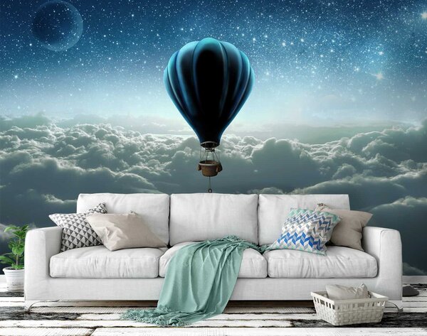 Fototapeta Balon na ogrzane powietrze na niebie, Fototapety Natura, Popularne Fototapety, u70538 - Tapeko.pl