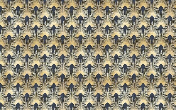 Fototapeta Elegancki symetryczny wzór w stylu art deco, Fototapety Abstrakcja, Popularne Fototapety, u71342 - Tapeko.pl