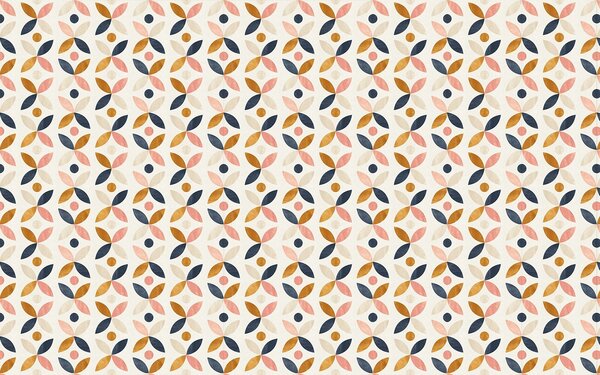 Fototapeta Wzór kolorowych kółek i kropek, Fototapety design, Popularne Fototapety, u71344 - Tapeko.pl