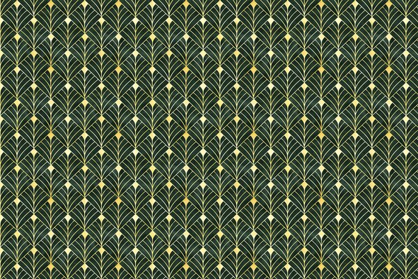 Fototapeta Zielony i żółty wzór, Fototapety Abstrakcja, Popularne Fototapety, u71347 - Tapeko.pl