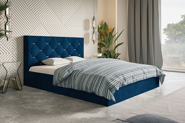 Podwójne łóżko pikowane glamour 180x200 K9-R83