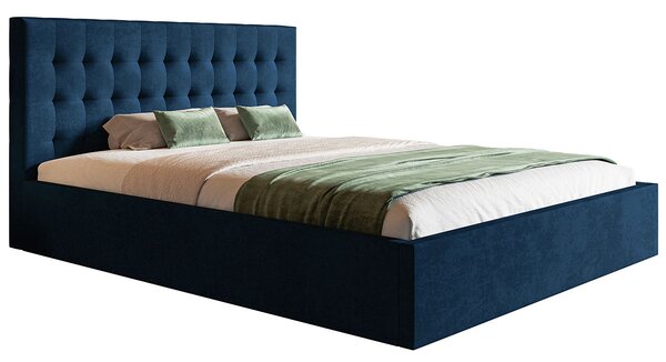 Pikowane łóżko ze schowkiem 180x200 Pikaro 3X - 48 kolorów