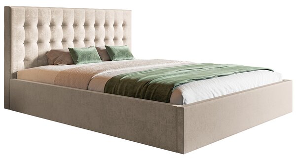 Pojedyncze łóżko ze stelażem do sypialni 120x200 Pikaro 2X - 48 kolorów