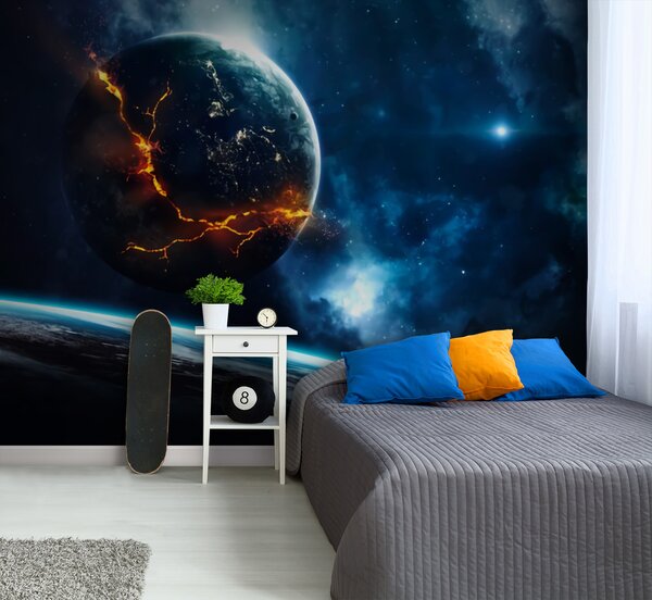 Fototapeta Planeta z pęknięciem w ziemi, Fototapety design, Popularne Fototapety, u72641 - Tapeko.pl