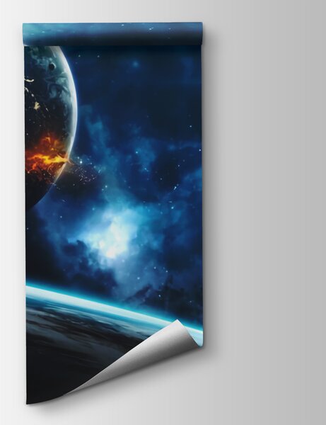Fototapeta Planeta z pęknięciem w ziemi, Fototapety design, Popularne Fototapety, u72641 - Tapeko.pl