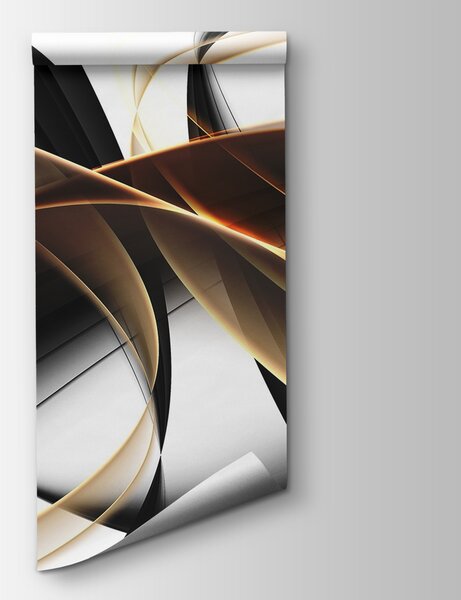 Fototapeta Czarno-białe wiry, Fototapety design, Popularne Fototapety, u72857 - Tapeko.pl