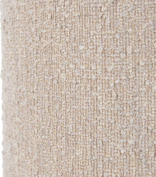 Abażur materiałowy beżowy z tkaniny boucle 40/40 cm