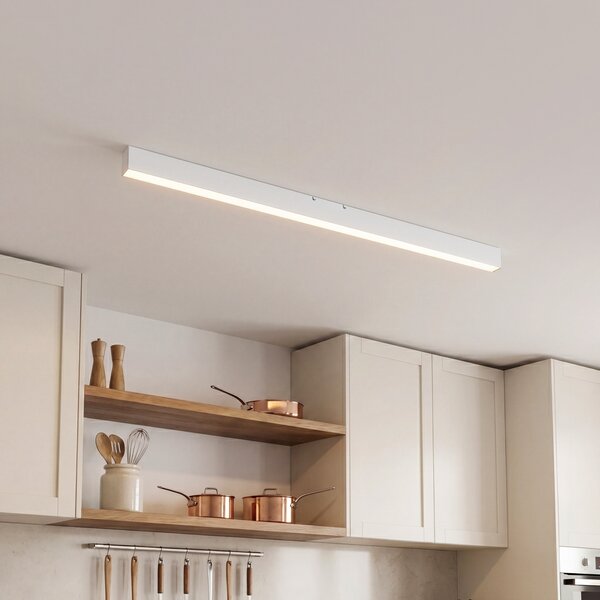 Plafon biały z LED ściemnialny 3-stopniowo 2700-4000K z przełącznikiem DIP - Keane