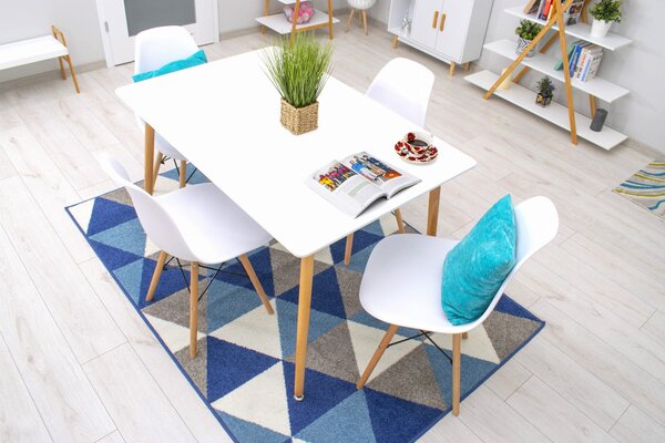 PROMOCJA Biały stół jadalny ADRIA 120x80 cm II. jakość