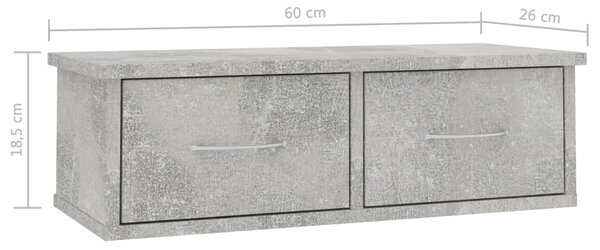 Półka ścienna z szufladami G1-B20