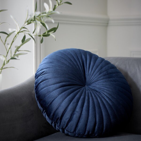 Aksamitna poduszka dekoracyjna ø 40 cm Round Soft Touch – Catherine Lansfield