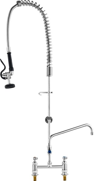 VEVOR Bateria zlewozmywakowa z wycigan wylewk, wysoko 112 cm, rodek 203 mm, obrotowa wylewka 305 mm, mosina bateria zlewozmywakowa do montau pokadowego, do zlewozmywaków 1/2/3 komorowych