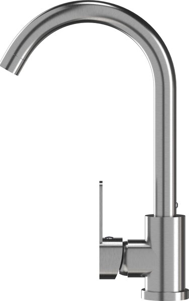 Granitan | PRESTIGE – bateria kuchenna – obrót o 360° – chrom – stal nierdzewna – gowica ceramiczna