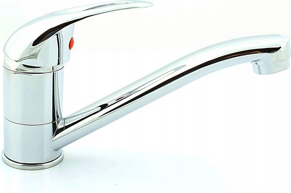 Granitan | Bateria kuchenna Alfa – chrom – wylew 22 cm – obrót o 360° – aerator Eco