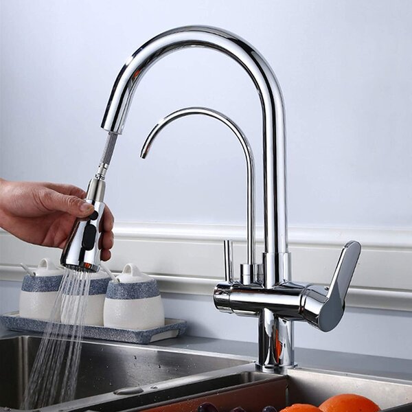 3-drona bateria kuchenna bateria kuchenna - bateria kuchenna do wody pitnej, ciepa i zimna woda 3 w 1 bateria kuchenna zlewozmywakowa system filtrów bateria zlewozmywakowa do kuchni