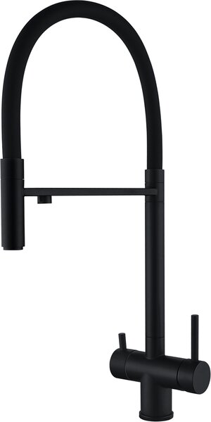 Bateria kuchenna WEZER TOP4-01-BLACK z podczeniem do filtra wody