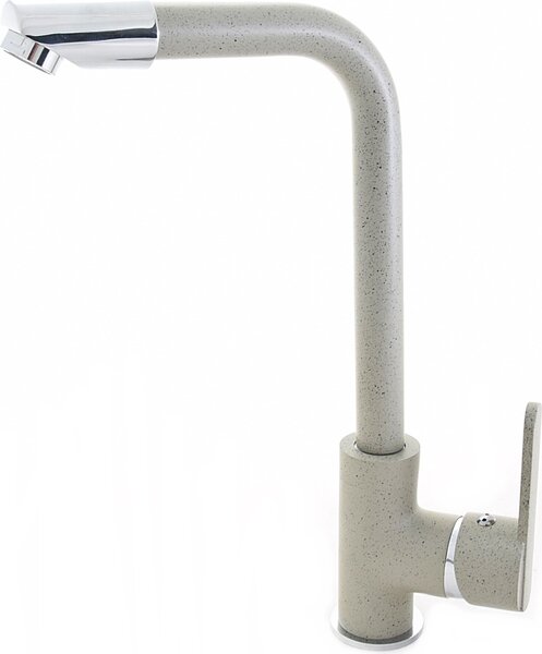 Granitan | MOVE – bateria kuchenna – obrót o 360° – szara – mosina – gowica ceramiczna