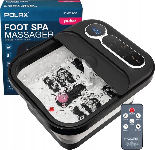 Wanna do stóp masaer wodny Polax rolki hydromasa podgrzewanie 500W