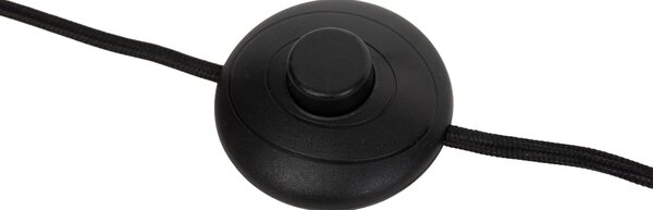 Lampa podłogowa Japandi beżowa z kloszem w kolorze taupe i złotym wnętrzem 50cm - Simplo