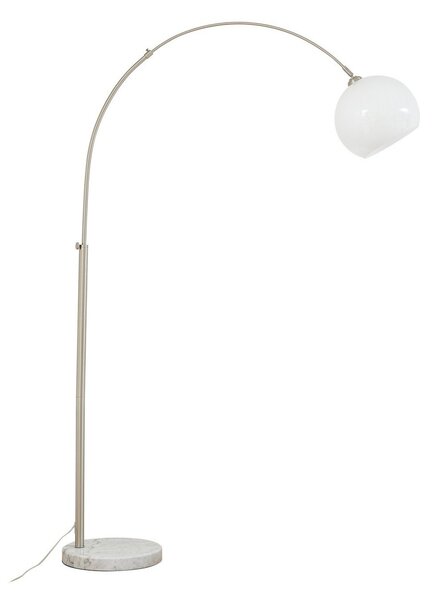 Lampa Podłogowa Lindby, Alverton, biały, salon, metal, nowoczesny