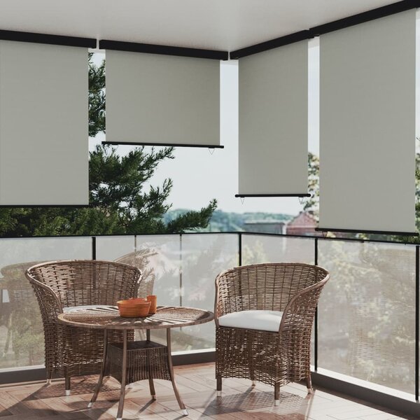 Markiza boczna na balkon, 117 x 250 cm, szara