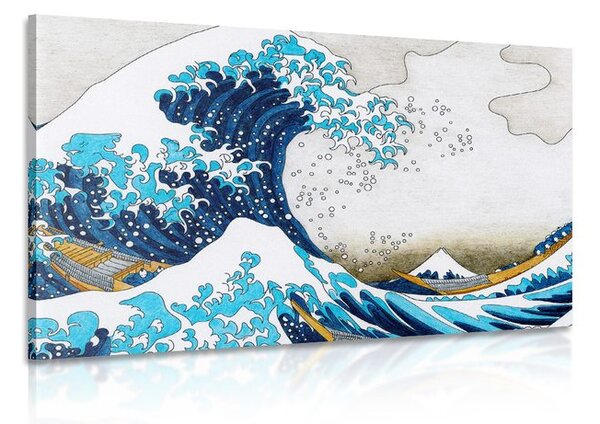 Obraz reprodukcja Wielka fala w Kanagawie - Katsushika Hokusai