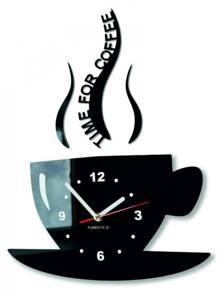 Zegar ścienny w kształcie kawy - COFFE