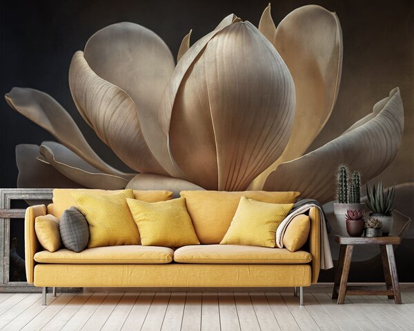 Fototapeta Wdzięczna magnolia w delikatnym świetle, Fototapety 3d z kwiatami, Popularne Fototapety, u94507 - Tapeko.pl